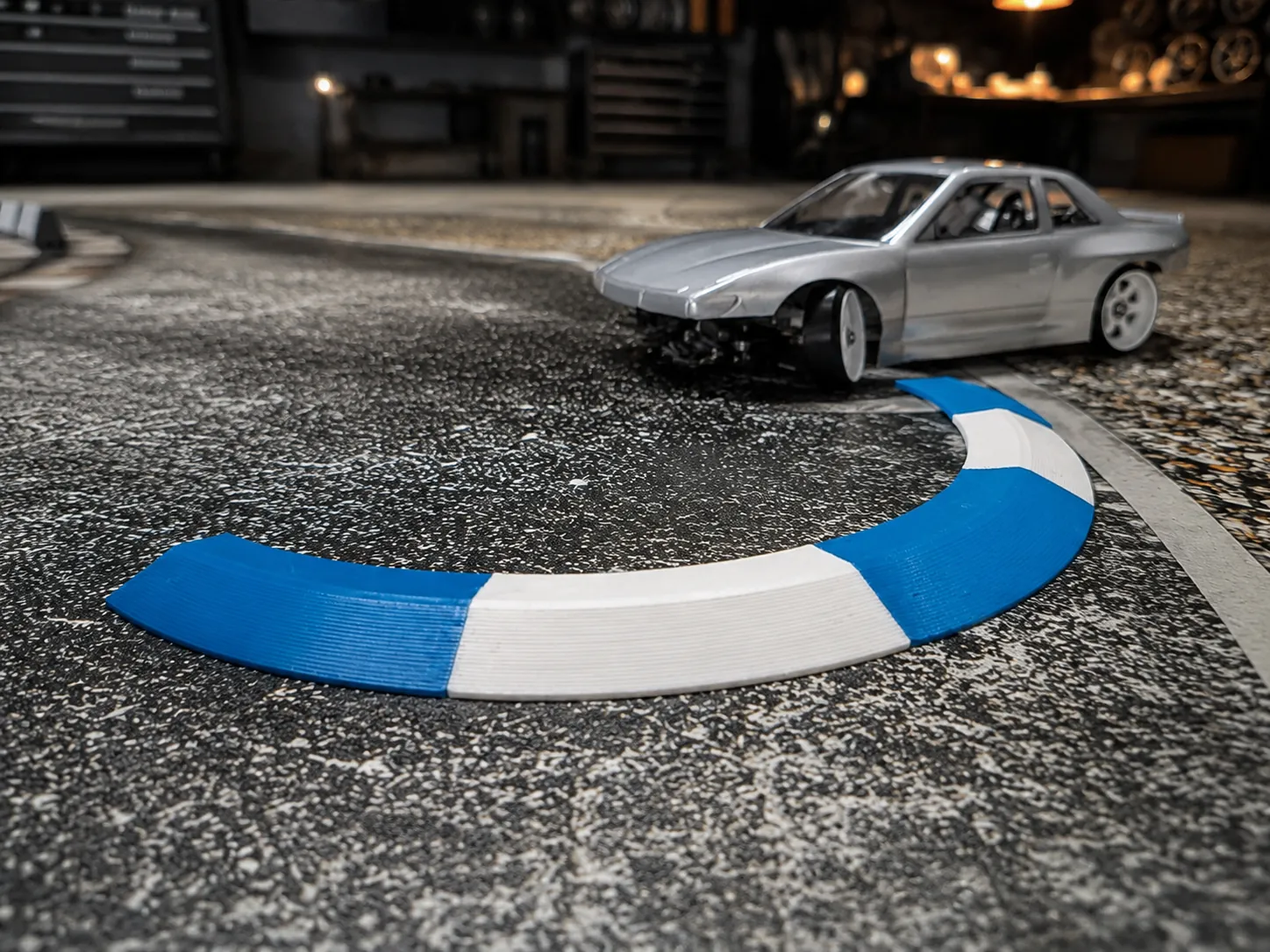 Curb-Sets als Detail-Elemente für die Strecke