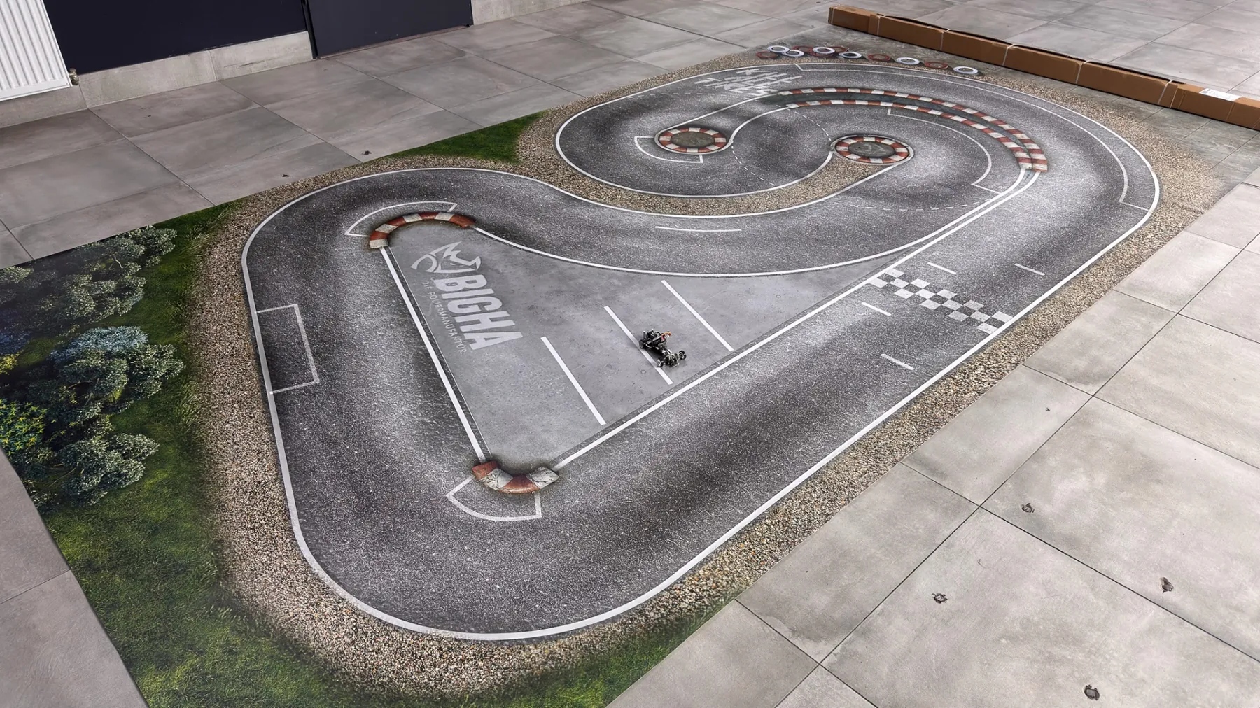 Reale RC Drift Matte in Aktion